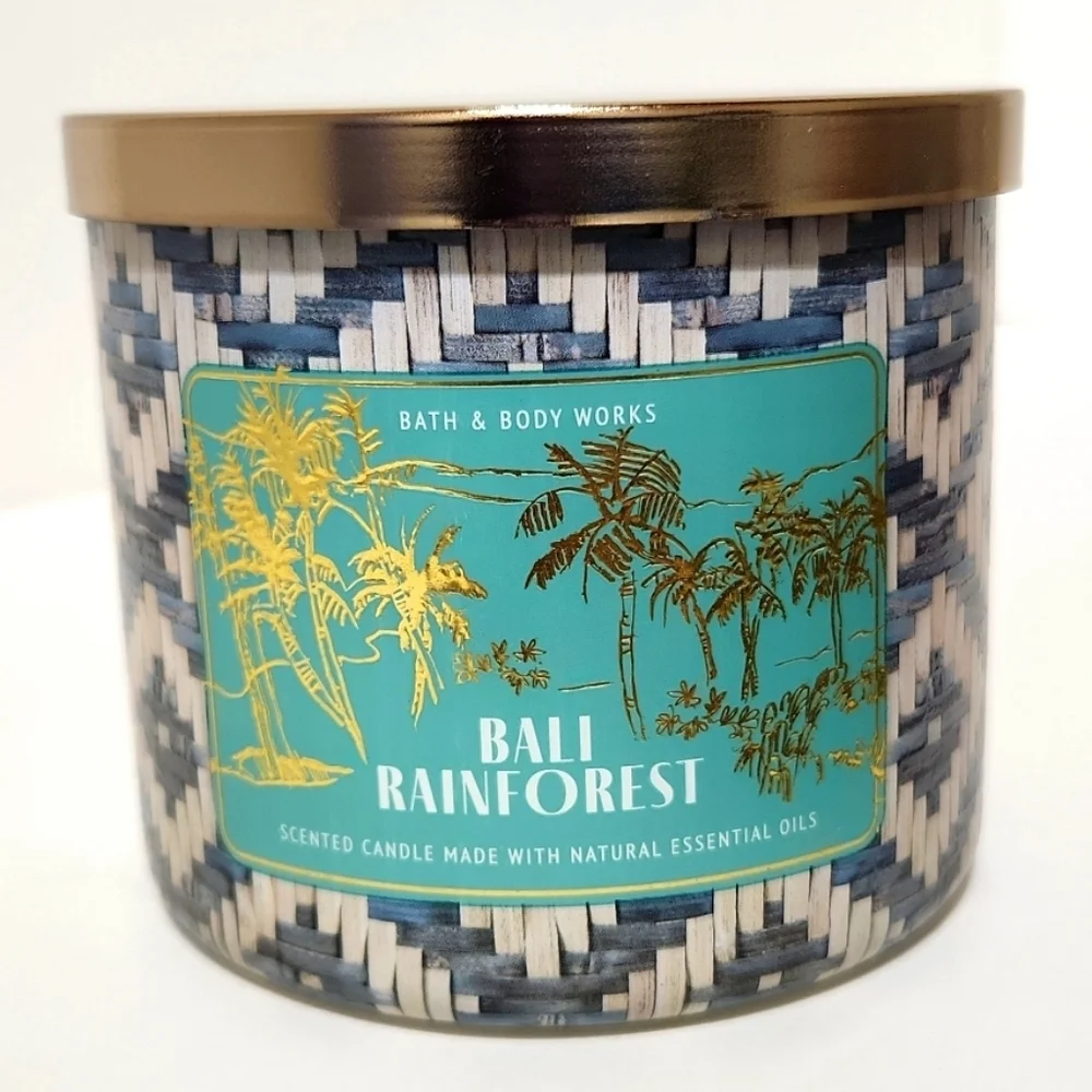 Bath & Body Works Bali Rainforest 3 Wick Candle